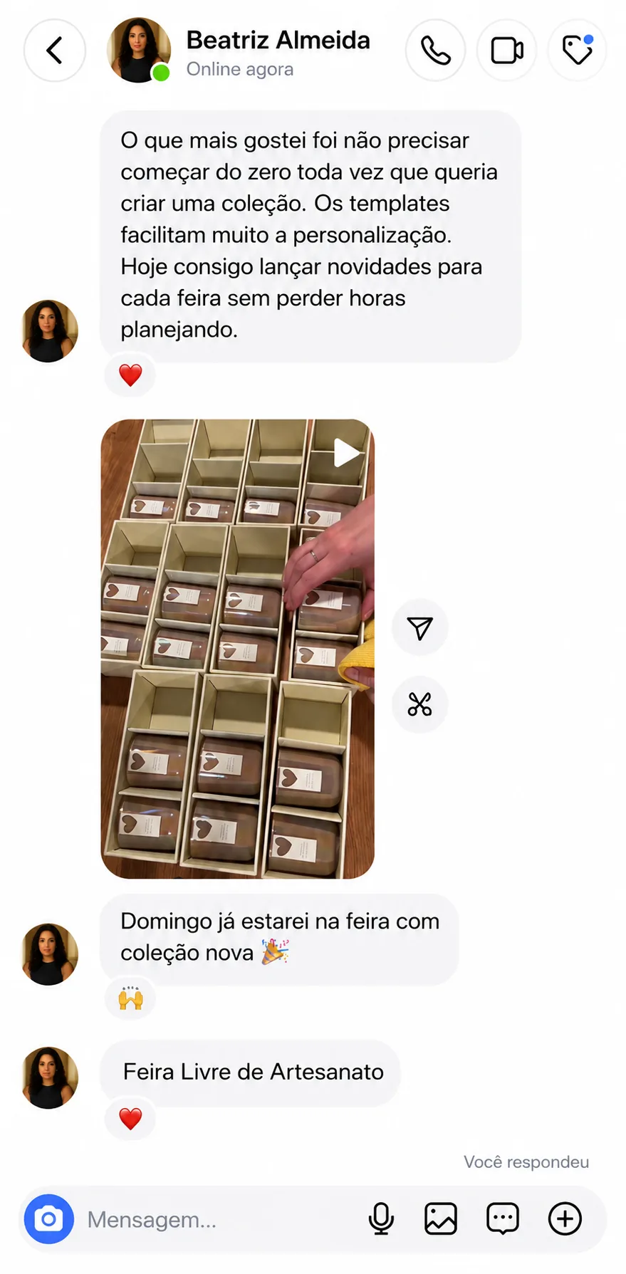 Depoimento 2 - Cliente validando